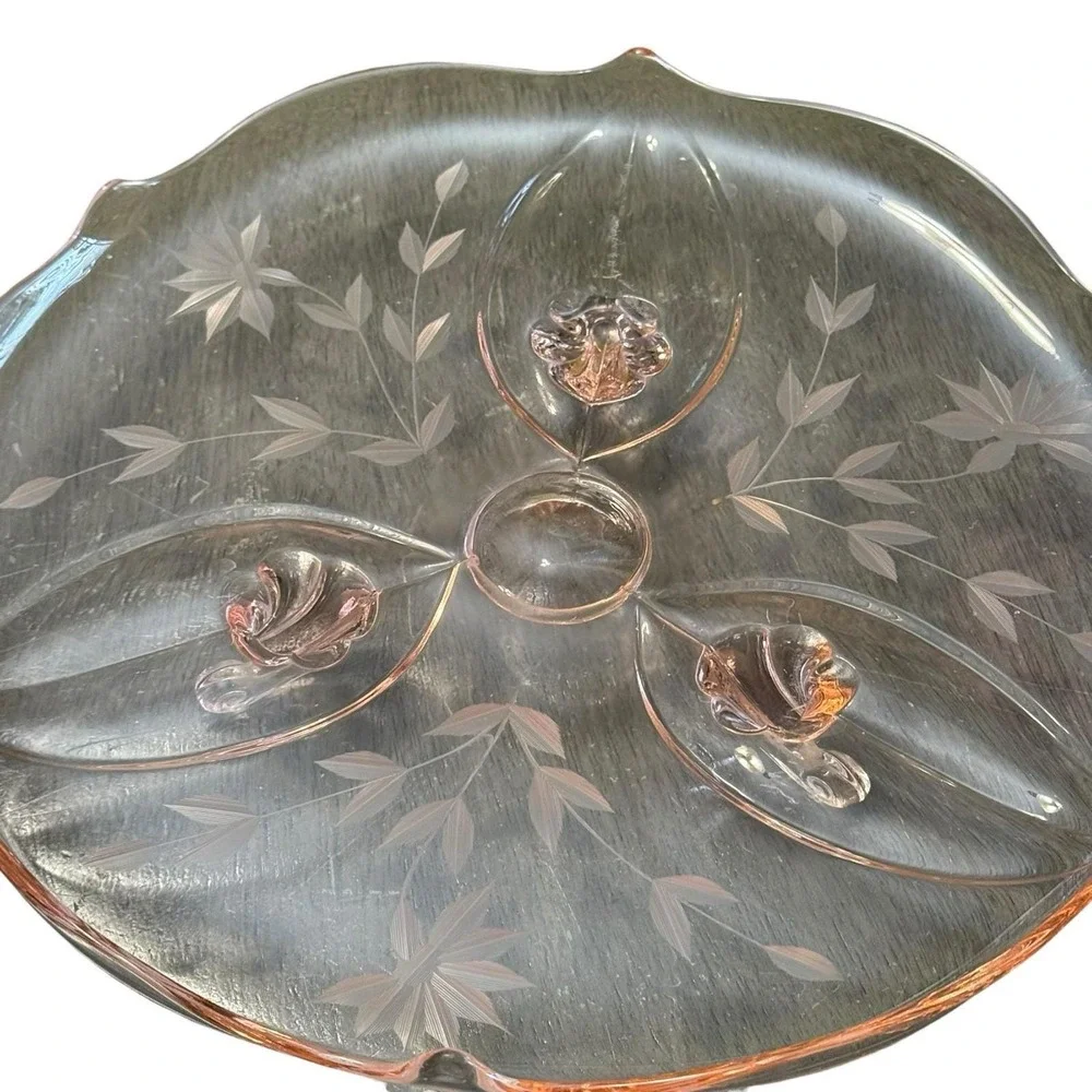 Vintage Pink Depression Glass 10
